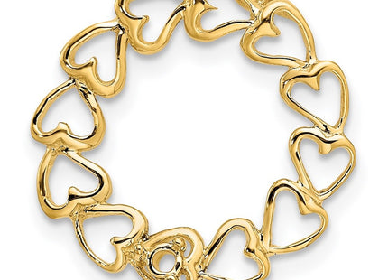 14K gold family pendant, further view