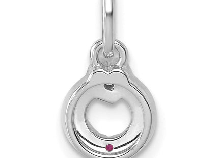 14K gold birthstone pendants & charm, further view