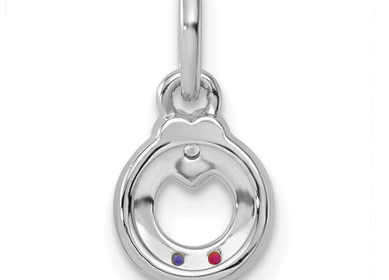 14K gold birthstone pendants & charm, further view