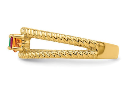14K gold mother ring, further view