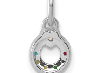 14K gold birthstone pendants & charm, further view