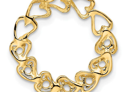 14K gold family pendant, further view