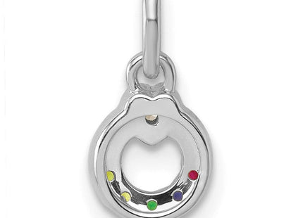 14K gold birthstone pendants & charm, further view