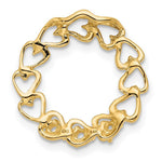 14K 3 Genuine Stone Family Pendant view