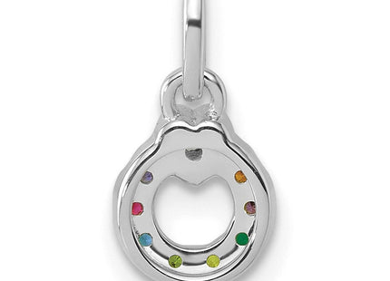 14K gold birthstone pendants & charm, further view