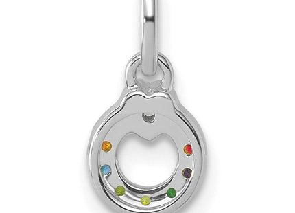 14K gold birthstone pendants & charm, further view