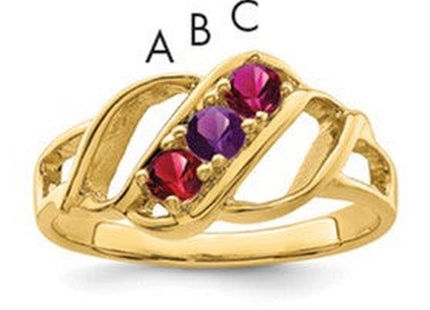 14k Yellow Gold Rings Style XMR5 - Classique Jewelry Inc.