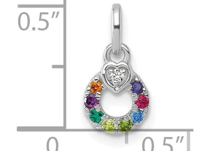 14K gold birthstone pendants & charm, additional view