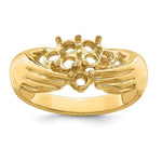 14k 7 Genuine Stone Family Ring view 5