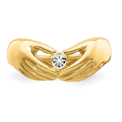 14K 1 Genuine Stone Family Ring
