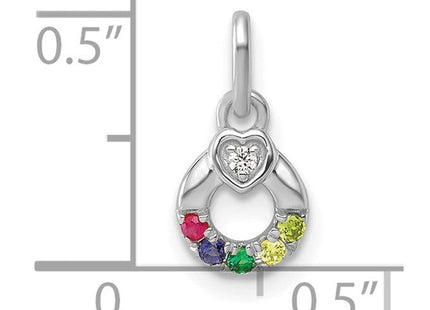 14K gold birthstone pendants & charm, additional view