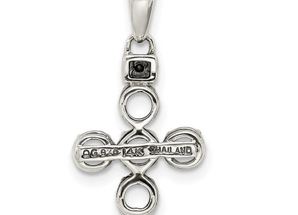 14k/Silver Two-Tone Pendants Style QMPD37 - Classique Jewelry Inc.