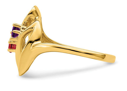 14k Yellow Gold Rings Style XMR3 - Classique Jewelry Inc.