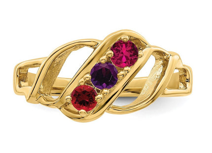 14k Yellow Gold Rings Style XMR5 - Classique Jewelry Inc.
