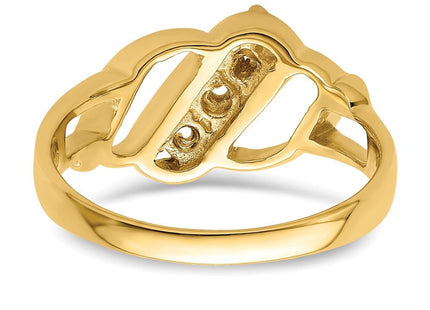 14k Yellow Gold Rings Style XMR5 - Classique Jewelry Inc.