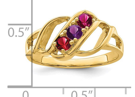 14k Yellow Gold Rings Style XMR5 - Classique Jewelry Inc.