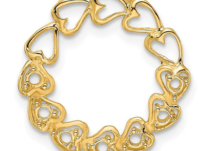 14K gold family pendant