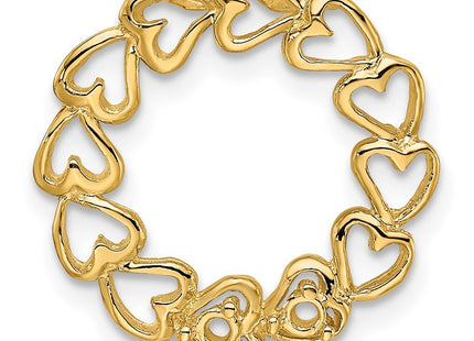 14K gold family pendant