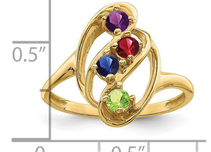 14K gold mother ring