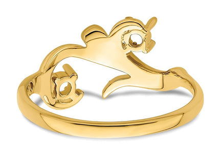 14k Yellow Gold Rings Style XMR4 - Classique Jewelry Inc.