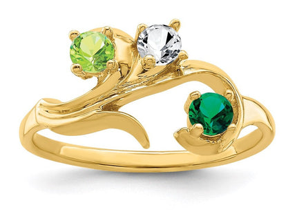 14k Yellow Gold Rings Style XMR4 - Classique Jewelry Inc.