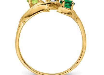 14k Yellow Gold Rings Style XMR4 - Classique Jewelry Inc.