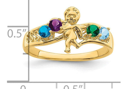 14k Yellow Gold Rings Style XMR18 - Classique Jewelry Inc.