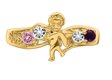 14k Yellow Gold Rings Style XMR18 - Classique Jewelry Inc.