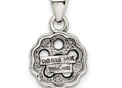 14k/Silver Two-Tone Pendants Style QMPD38 - Classique Jewelry Inc.