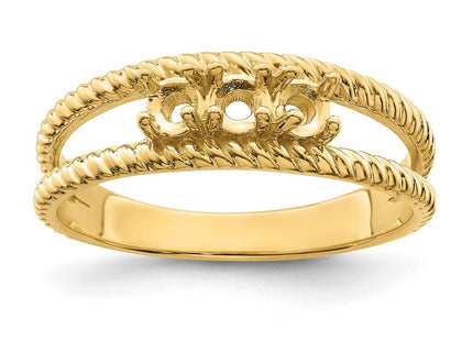 14K gold mother ring, alternate view