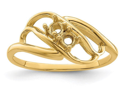 14K gold mother ring, alternate view
