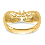 14K 2 Genuine Stone Family Ring view