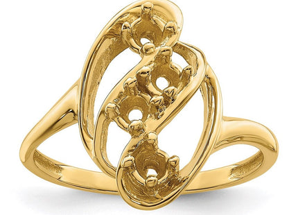 14K gold mother ring, alternate view