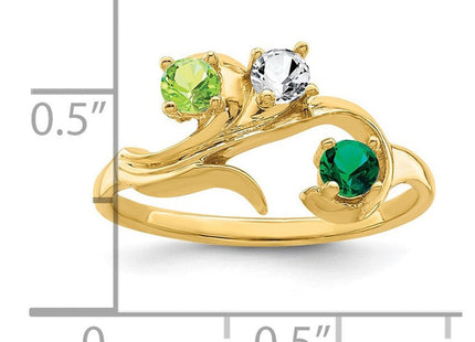 14k Yellow Gold Rings Style XMR4 - Classique Jewelry Inc.
