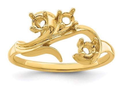 14k Yellow Gold Rings Style XMR4 - Classique Jewelry Inc.