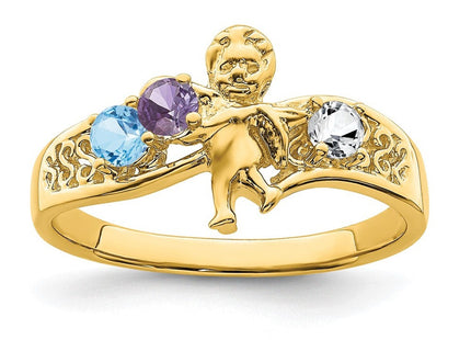 14k Yellow Gold Rings Style XMR18 - Classique Jewelry Inc.