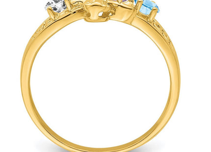14k Yellow Gold Rings Style XMR18 - Classique Jewelry Inc.
