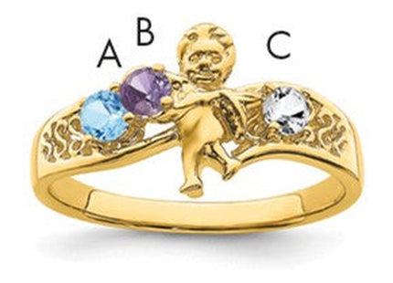 14k Yellow Gold Rings Style XMR18 - Classique Jewelry Inc.