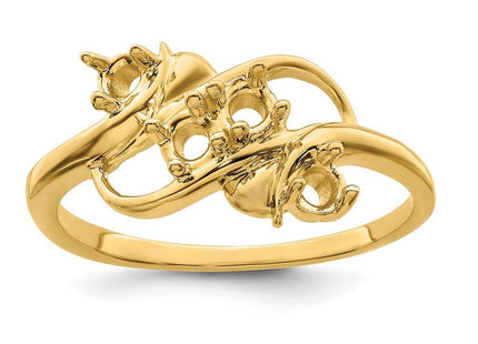 14k Yellow Gold Rings Style XMR14 - Classique Jewelry Inc.
