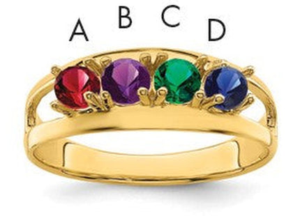 14k Yellow Gold Rings Style XMR7 - Classique Jewelry Inc.