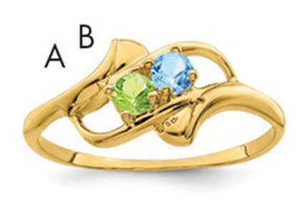 14K gold mother ring, further view