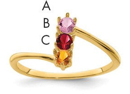 14K gold mother ring, further view