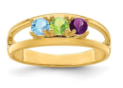 14k Yellow Gold Rings Style XMR7 - Classique Jewelry Inc.