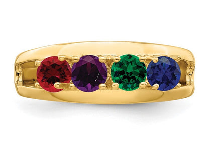 14k Yellow Gold Rings Style XMR7 - Classique Jewelry Inc.