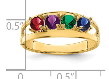 14k Yellow Gold Rings Style XMR7 - Classique Jewelry Inc.