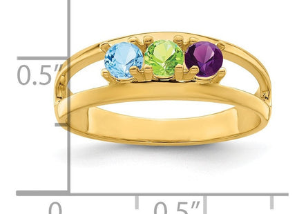 14k Yellow Gold Rings Style XMR7 - Classique Jewelry Inc.