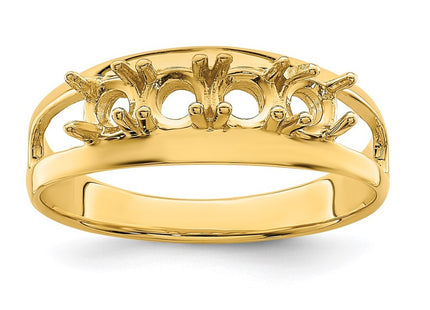 14k Yellow Gold Rings Style XMR7 - Classique Jewelry Inc.