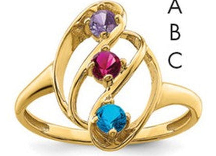 14k Yellow Gold Rings Style XMR3 - Classique Jewelry Inc.