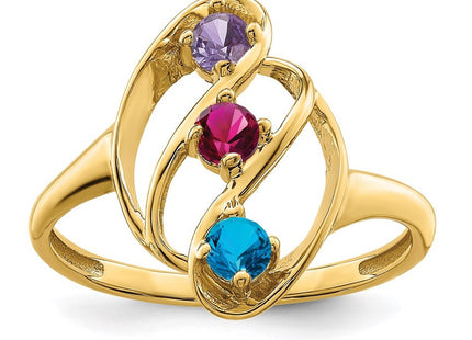 14k Yellow Gold Rings Style XMR3 - Classique Jewelry Inc.