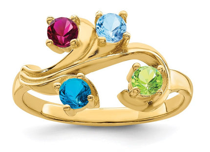 14K gold mother ring, additional view